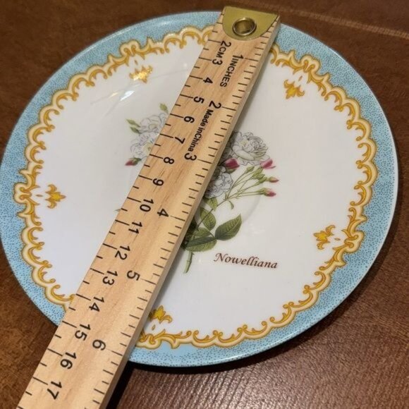 Kent Pottery Rosa Nowelliana Decorative Plate 6" - Picture 3 of 3